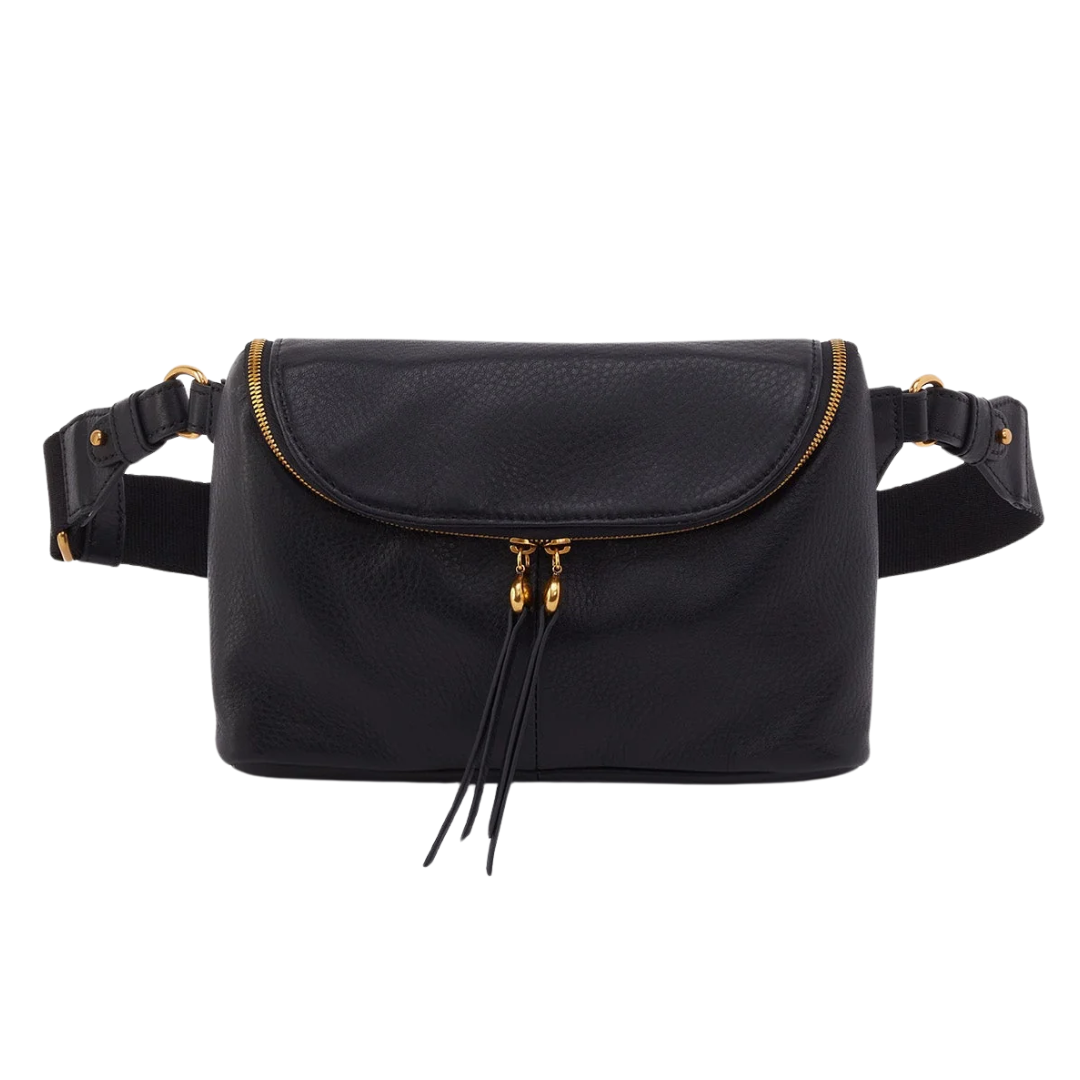 Fern Large Belt Bag in Black