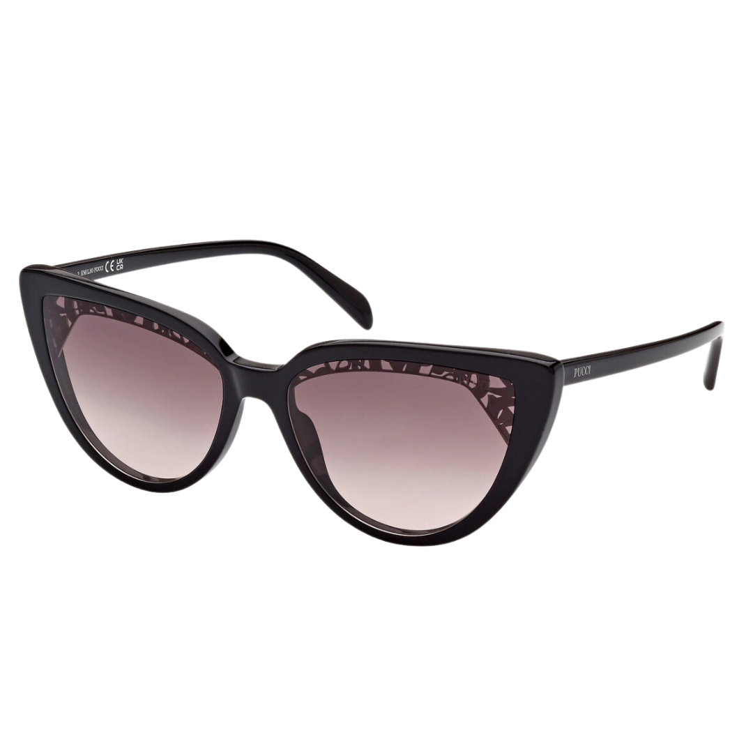 EP0183 Sunglasses in Shiny Black