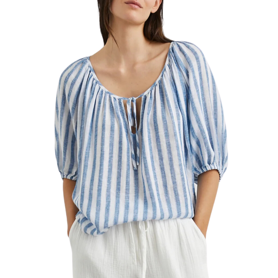 Kirstie Top in Casablanca Stripe