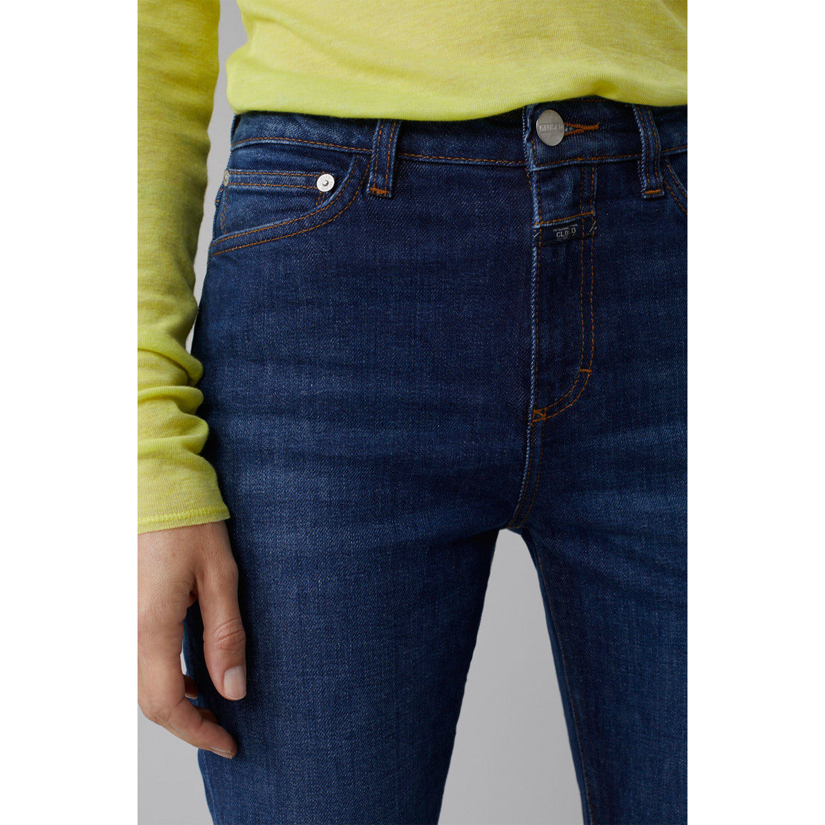 Baker High Rise Jean Dark Blue