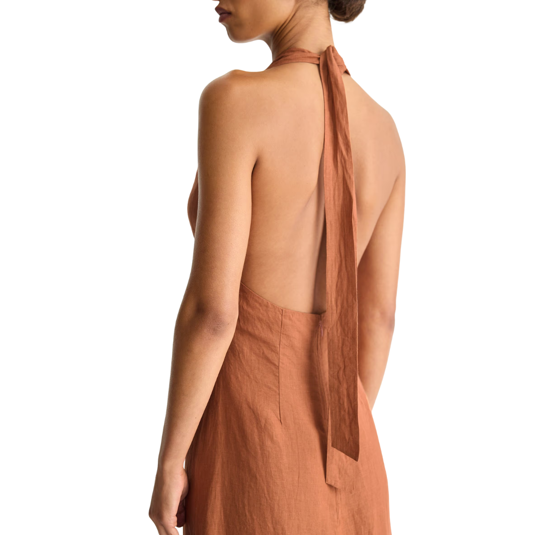 Salome Halter Maxi in Harissa