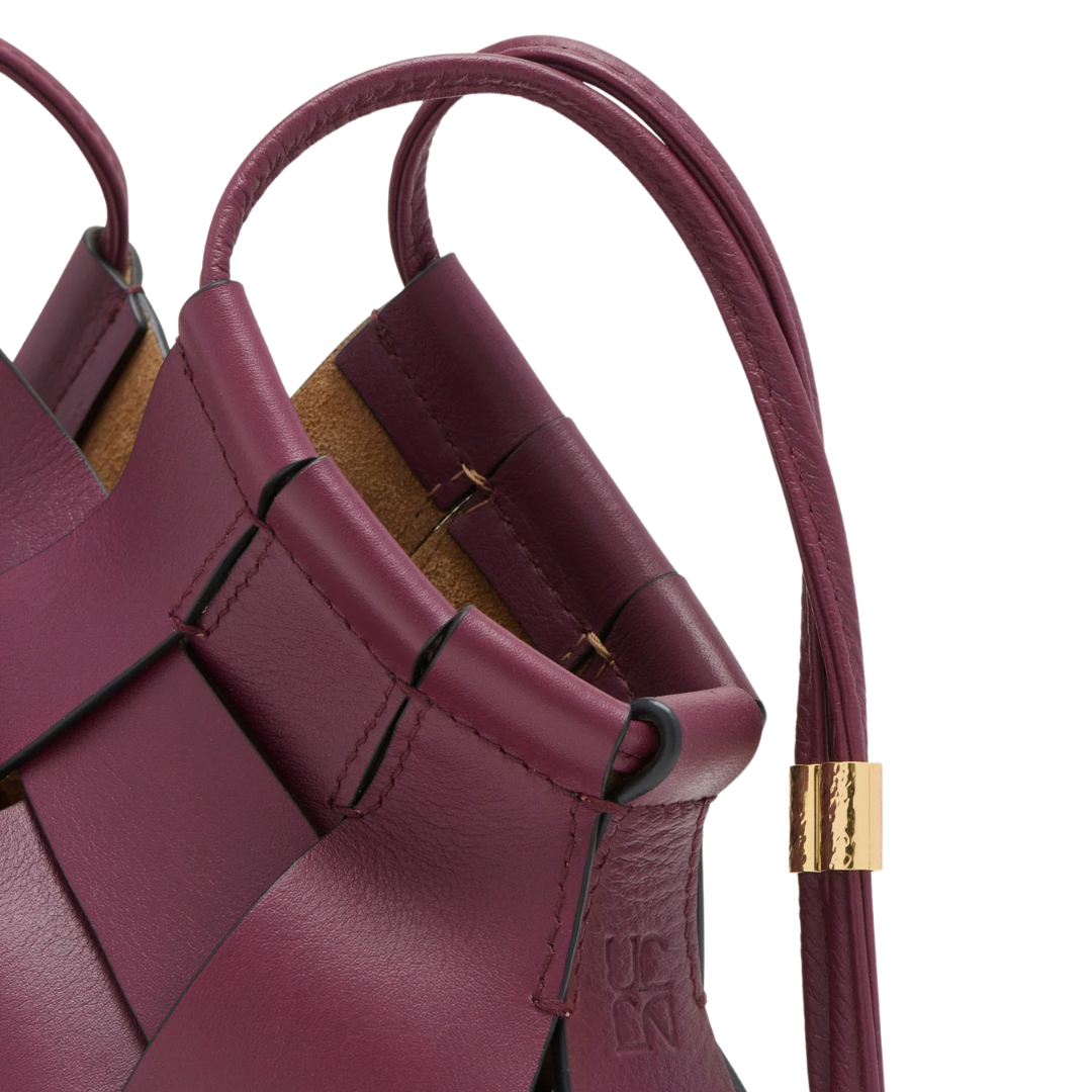 Charlotte Crossbody in Bordeaux