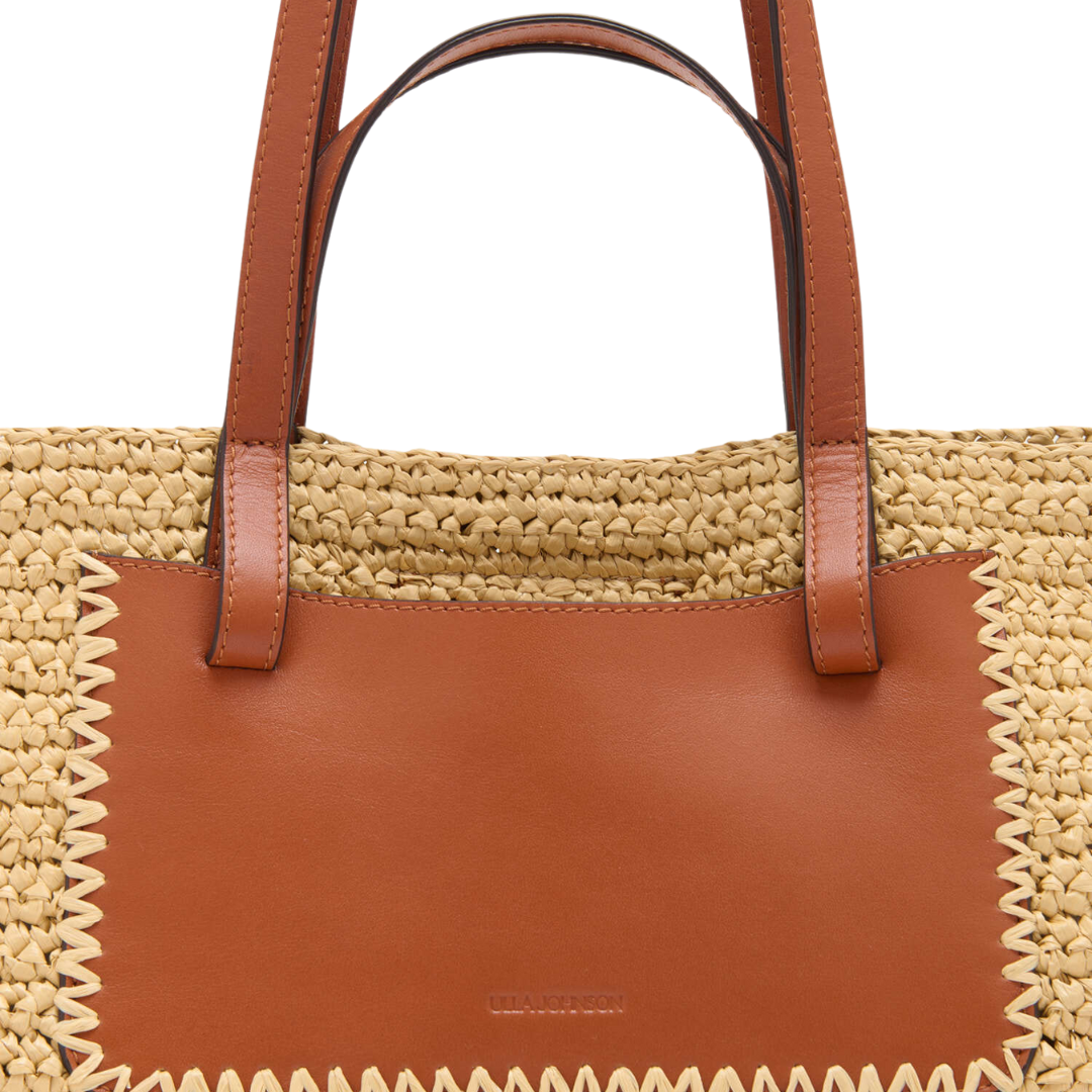 Lali Raffia E/W Tote in Natural