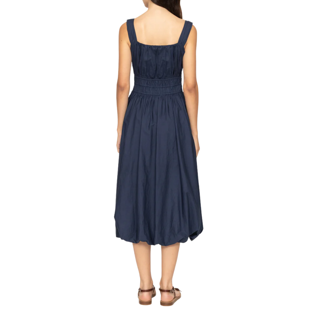Emmet Midi Dress in Navy
