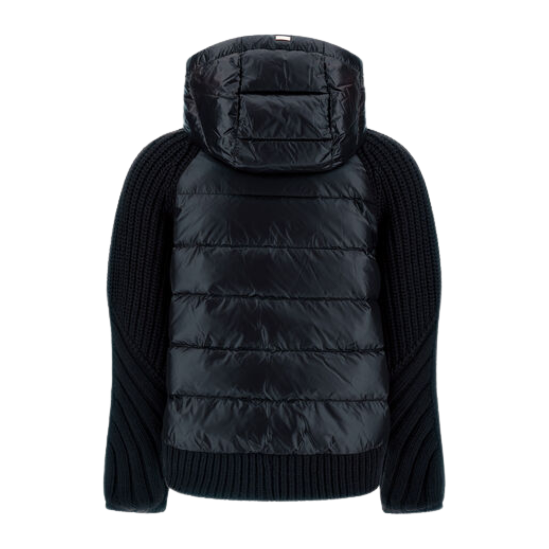 Cob Stitch Cardigan in Navy Blue