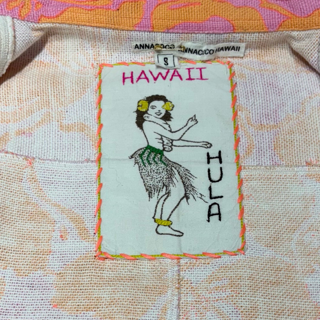 Hibiscus Surf Jacket in Orange/Pink