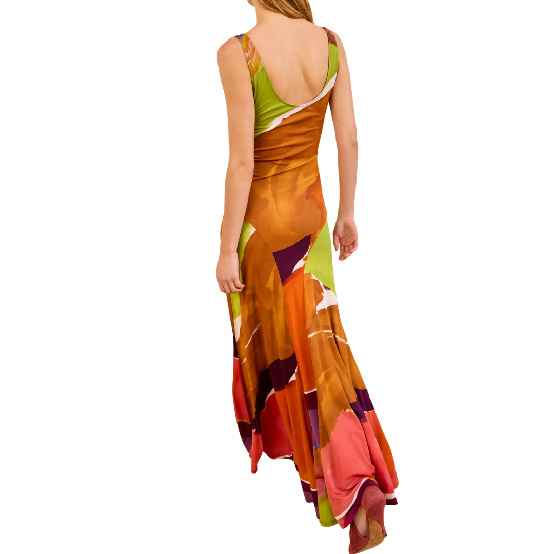 Malie Jersey Dress in Nature Abhors A Vacuum