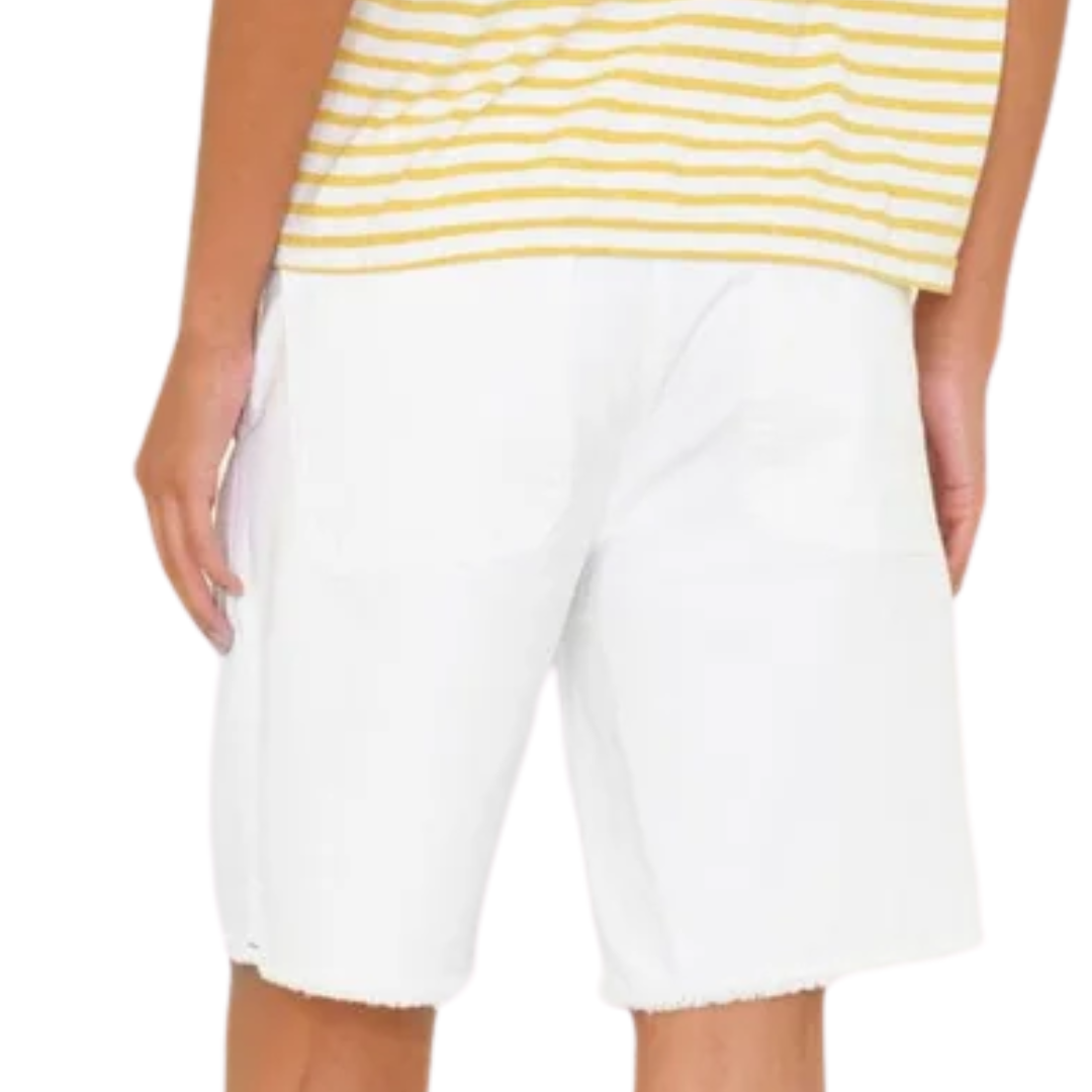Knox Denim Short in White