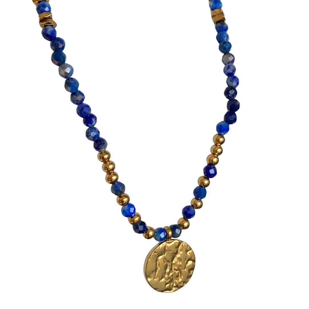 Sinara Necklace in Lapis
