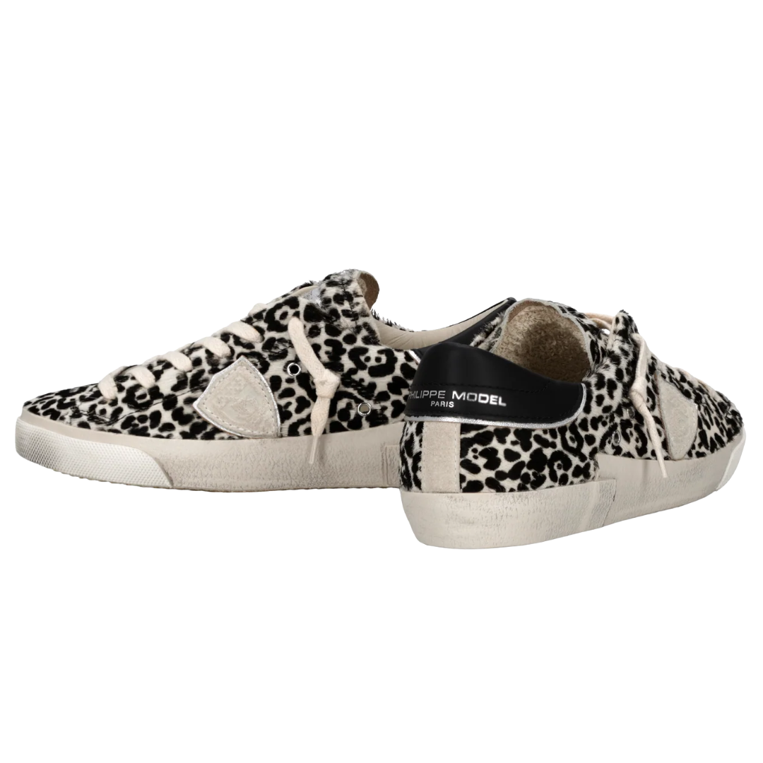 Prsx Sneaker in Animal-Print Black White