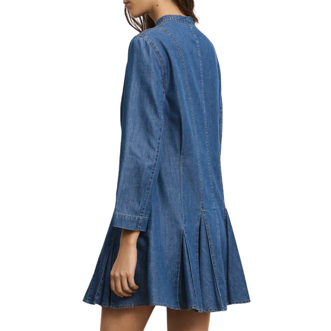 Korinda Mini Shirtdress in Pool Party