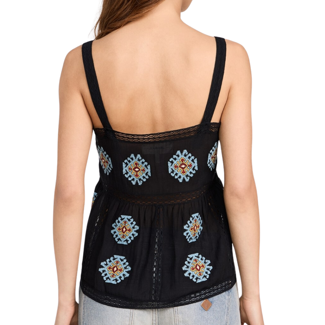 The Roam Top with Folklore Embroidery