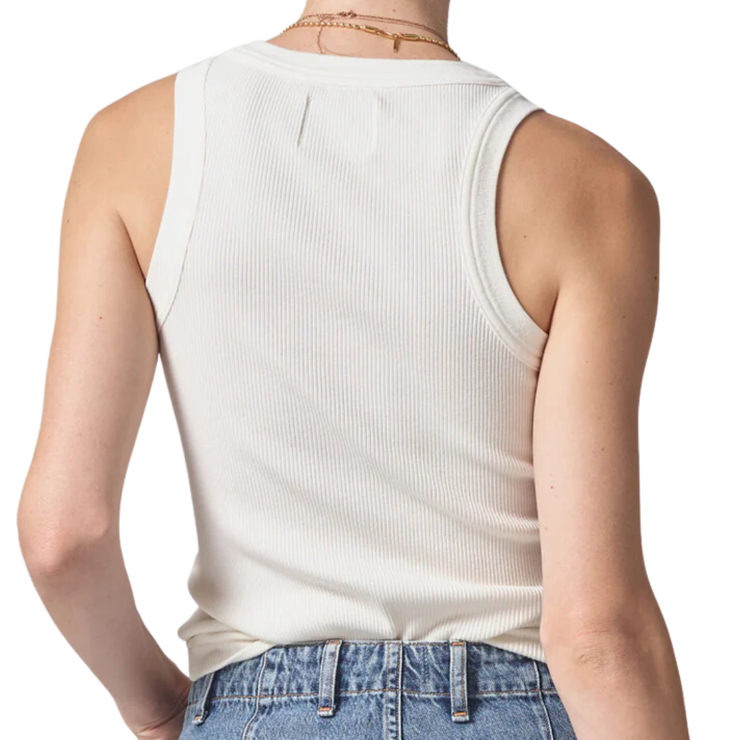 Isabel Rib Tank in Pashmina