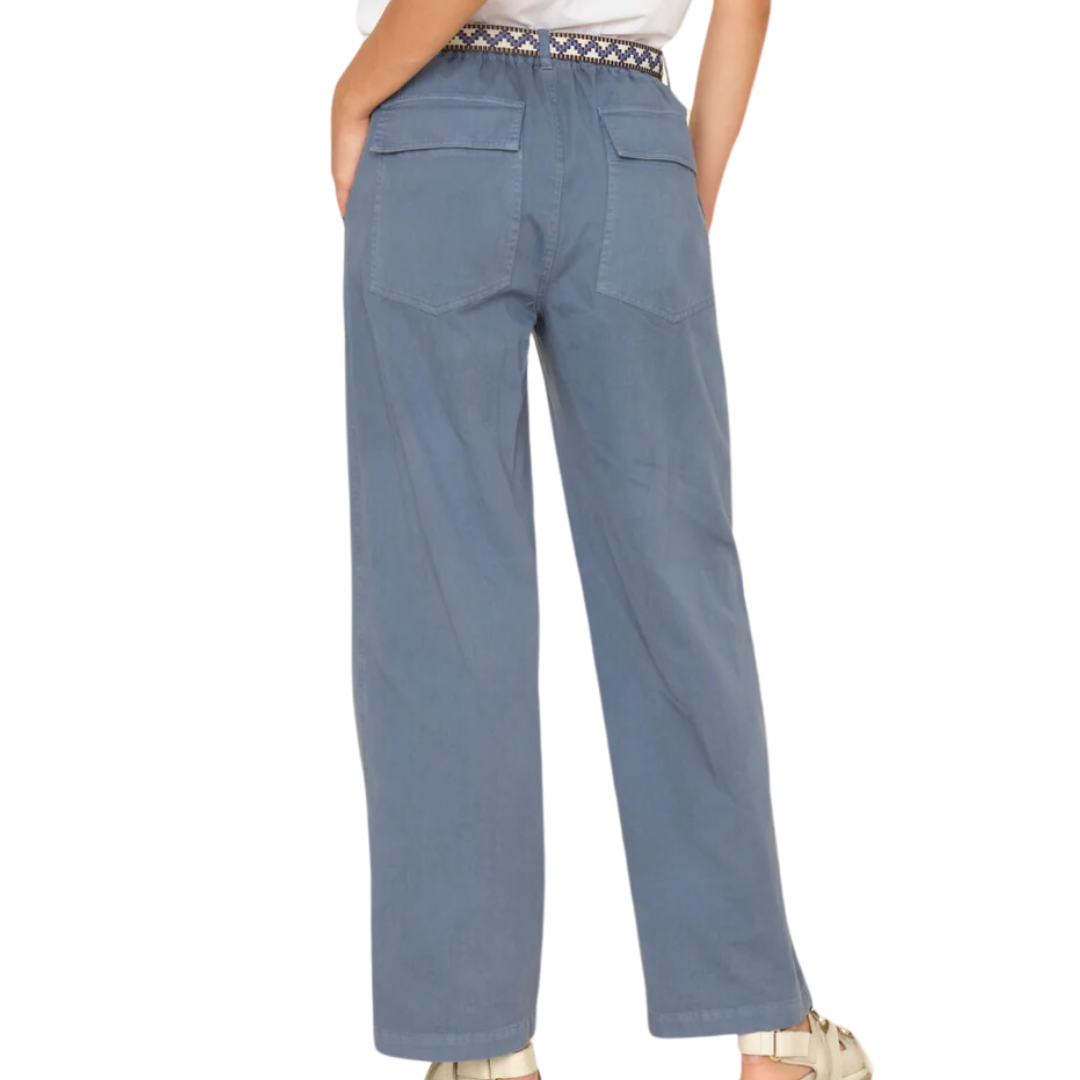 Morleigh Twill Pant in Blue Storm