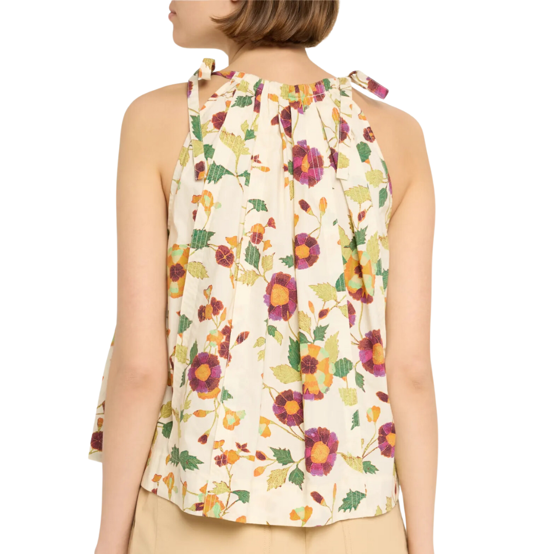 Zoe Top in White Iris