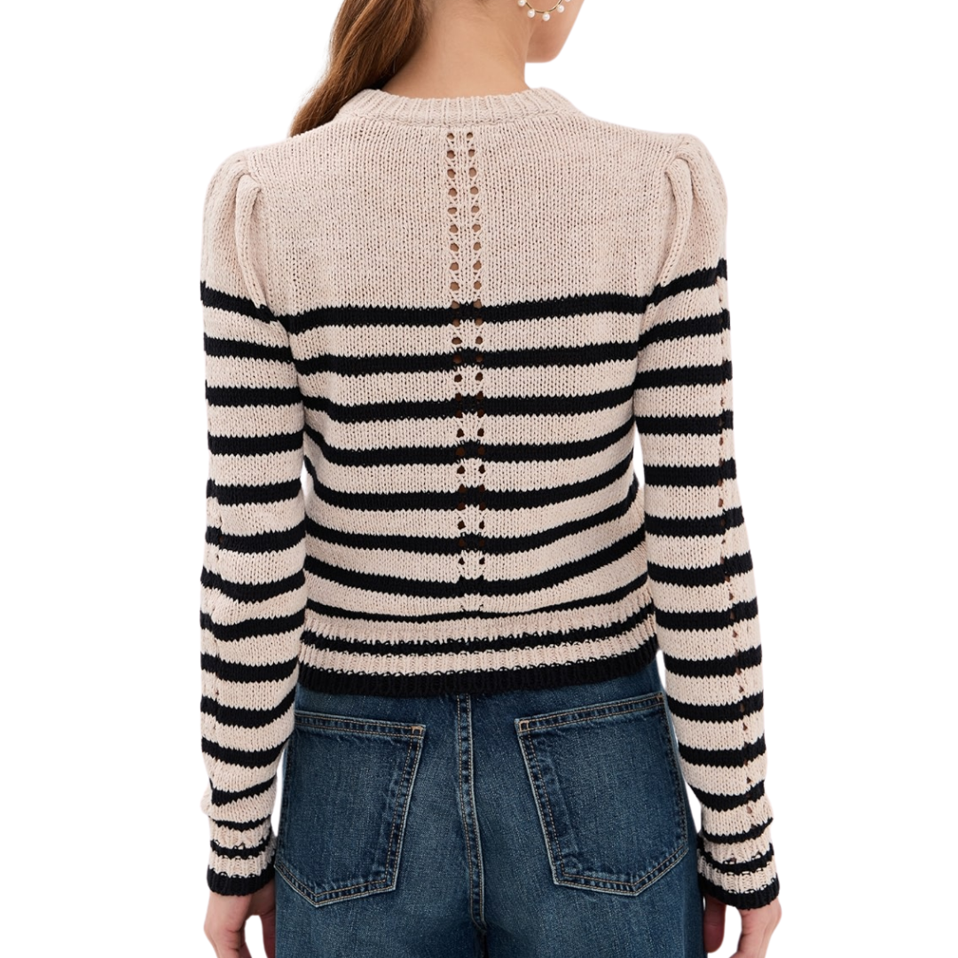 Joelle Cardigan in Sailor Stripe