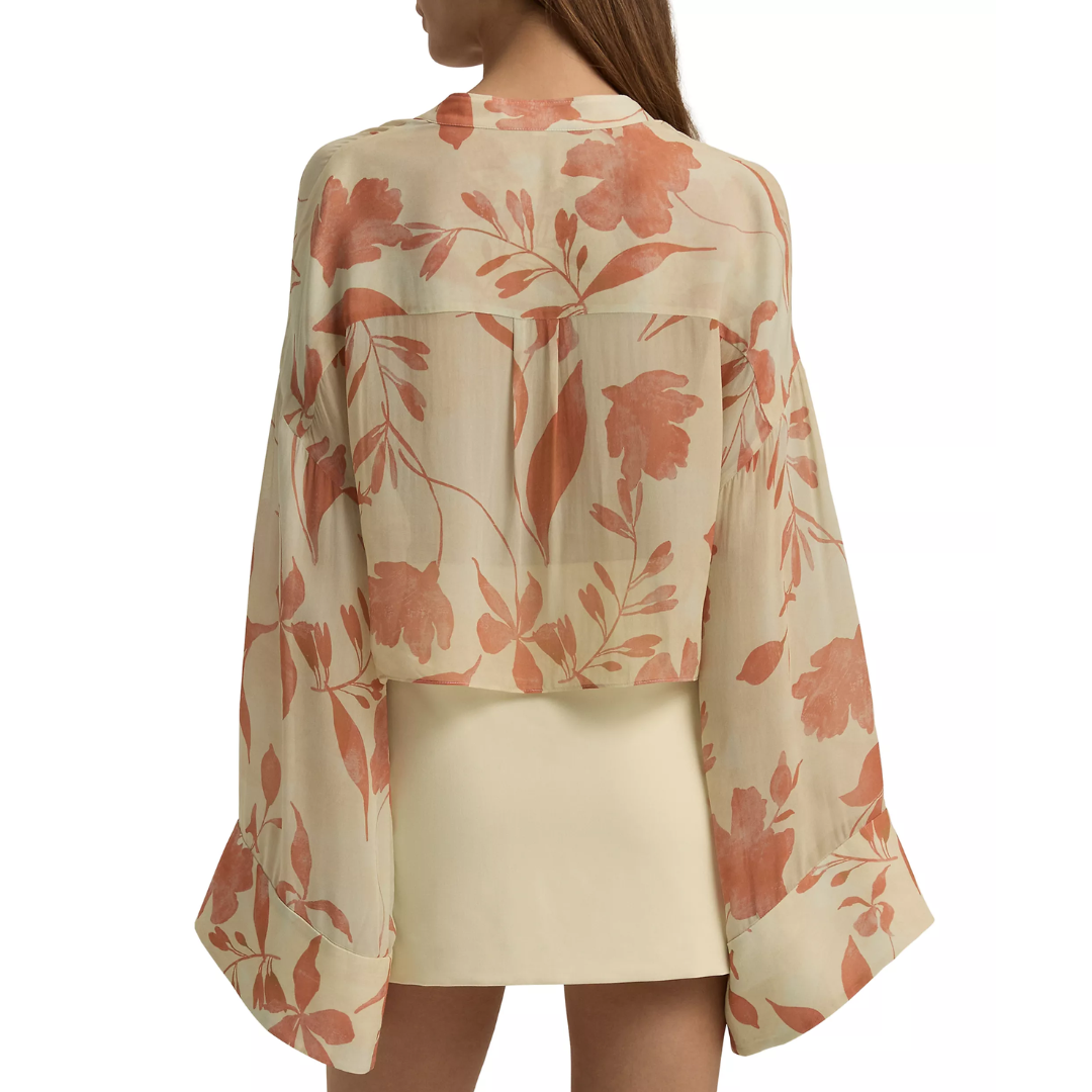 The Belle Of The Ball Top in Moonbeam Floral