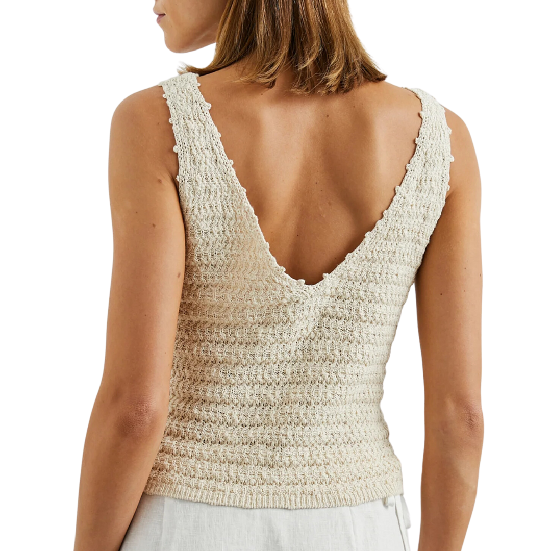 Matilde Tank in Oat