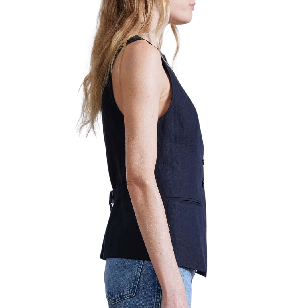 Marca Tunic Vest in Navy
