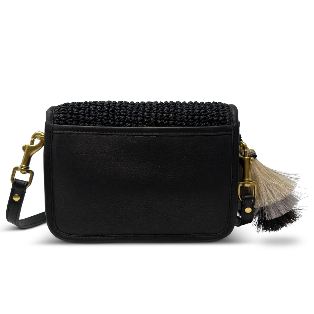 Mini Mia Crossbody in Black