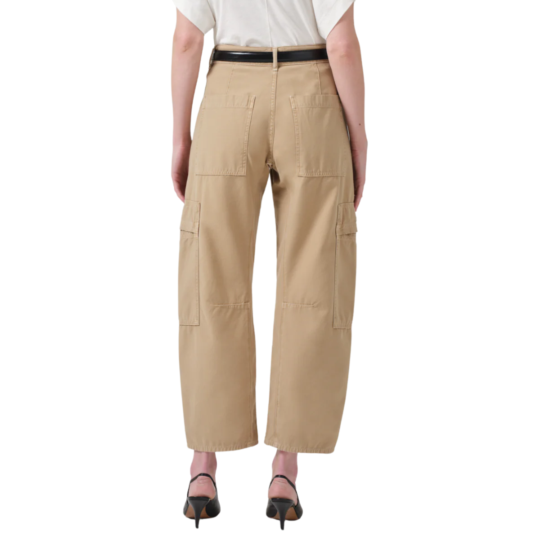 Marcelle Low Slung Easy Cargo in Heirloom Khaki