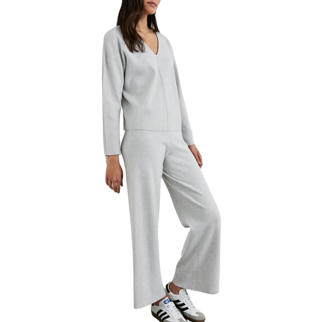 Krista Pant in Light Heather Grey