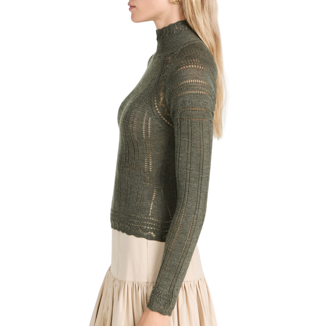 Paxton Turtleneck in Olive