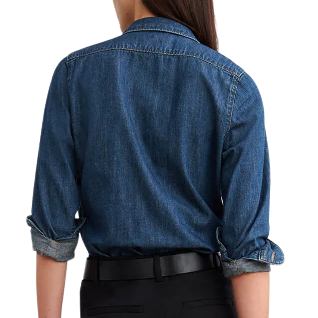 Lexa Denim Shirt in Classic Wash