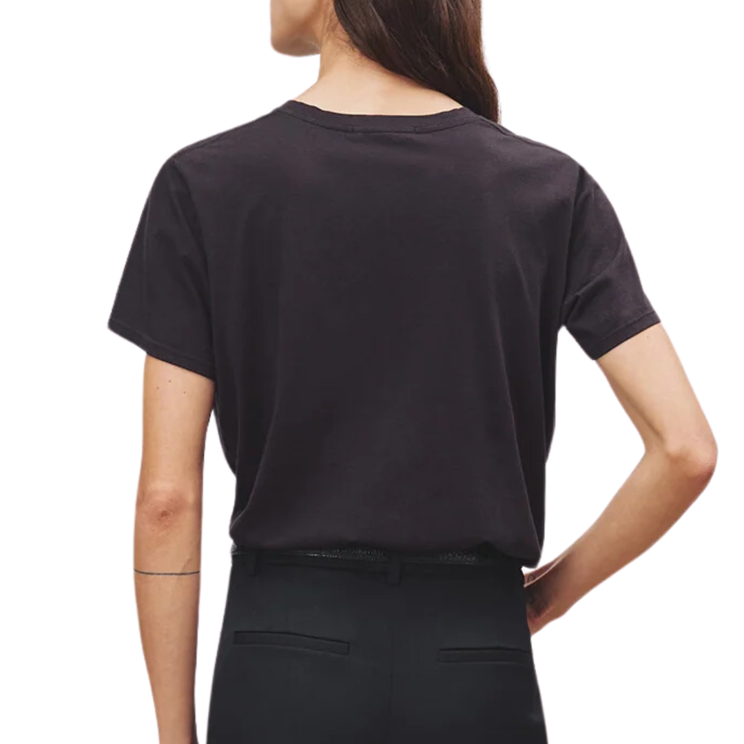Marley Tee in Jet Black