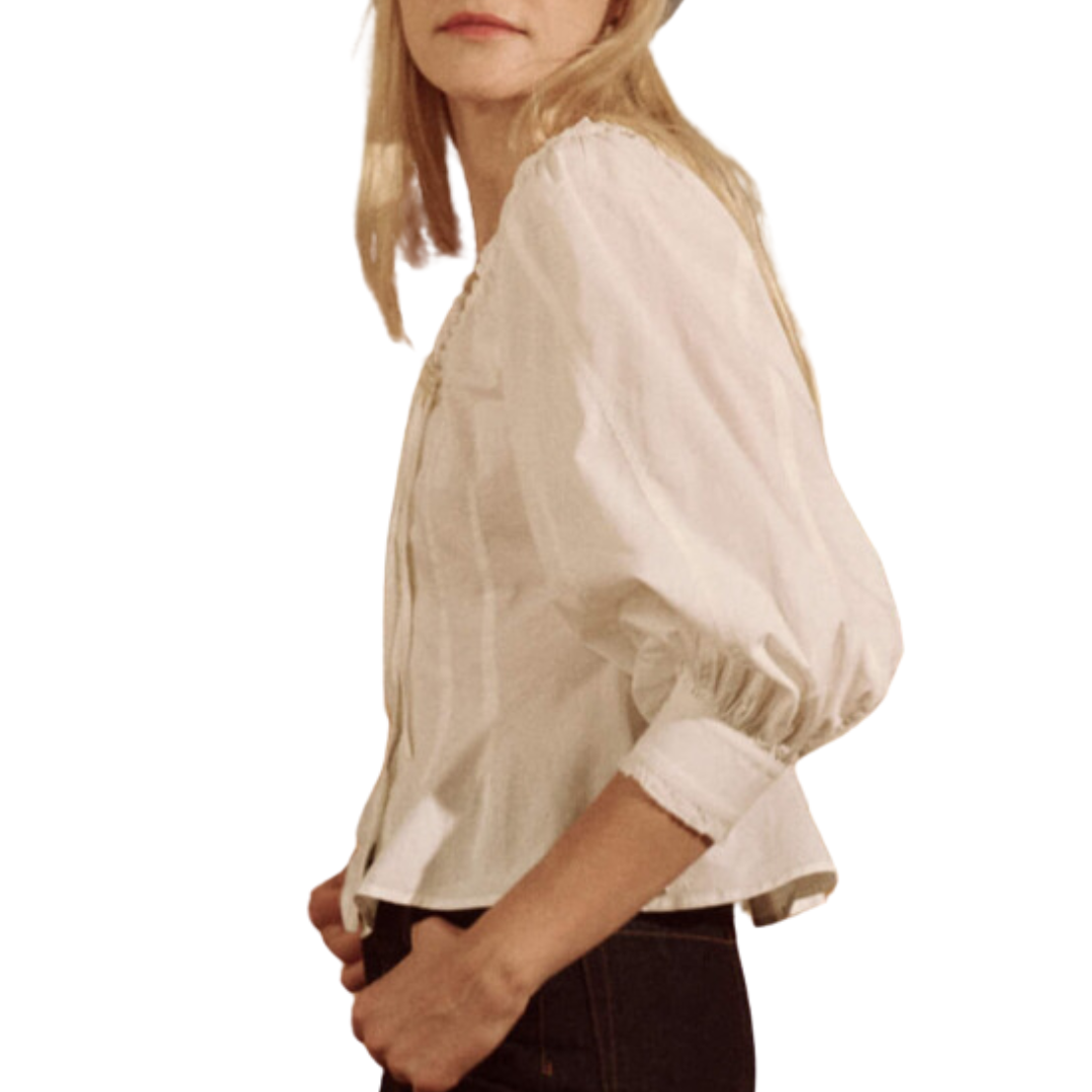 The Haven Top in True White