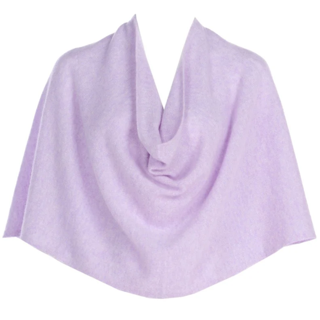Cashmere Ruana in Lavender