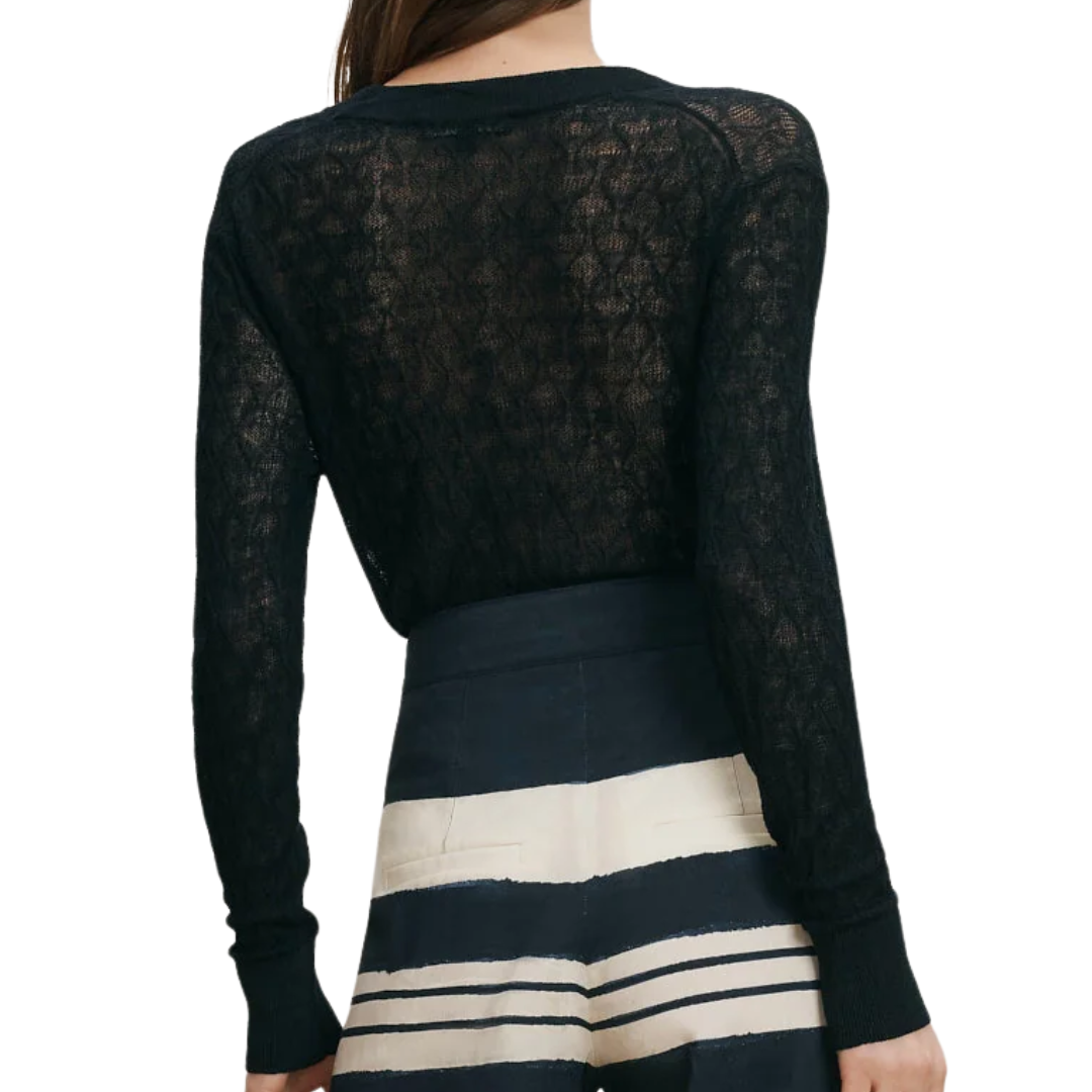 Ingraham Cardigan in Navy
