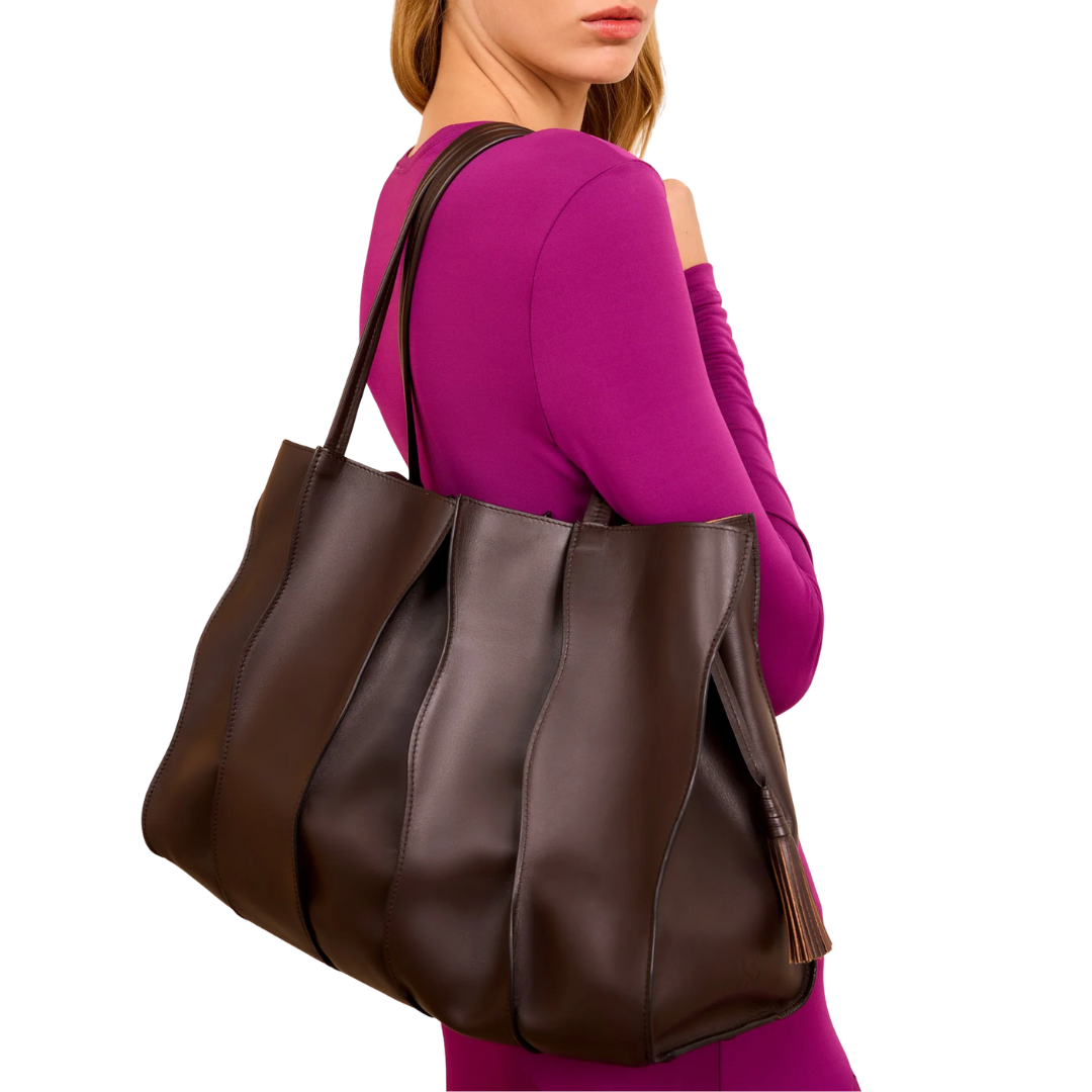Adria Large Tote in Wenge