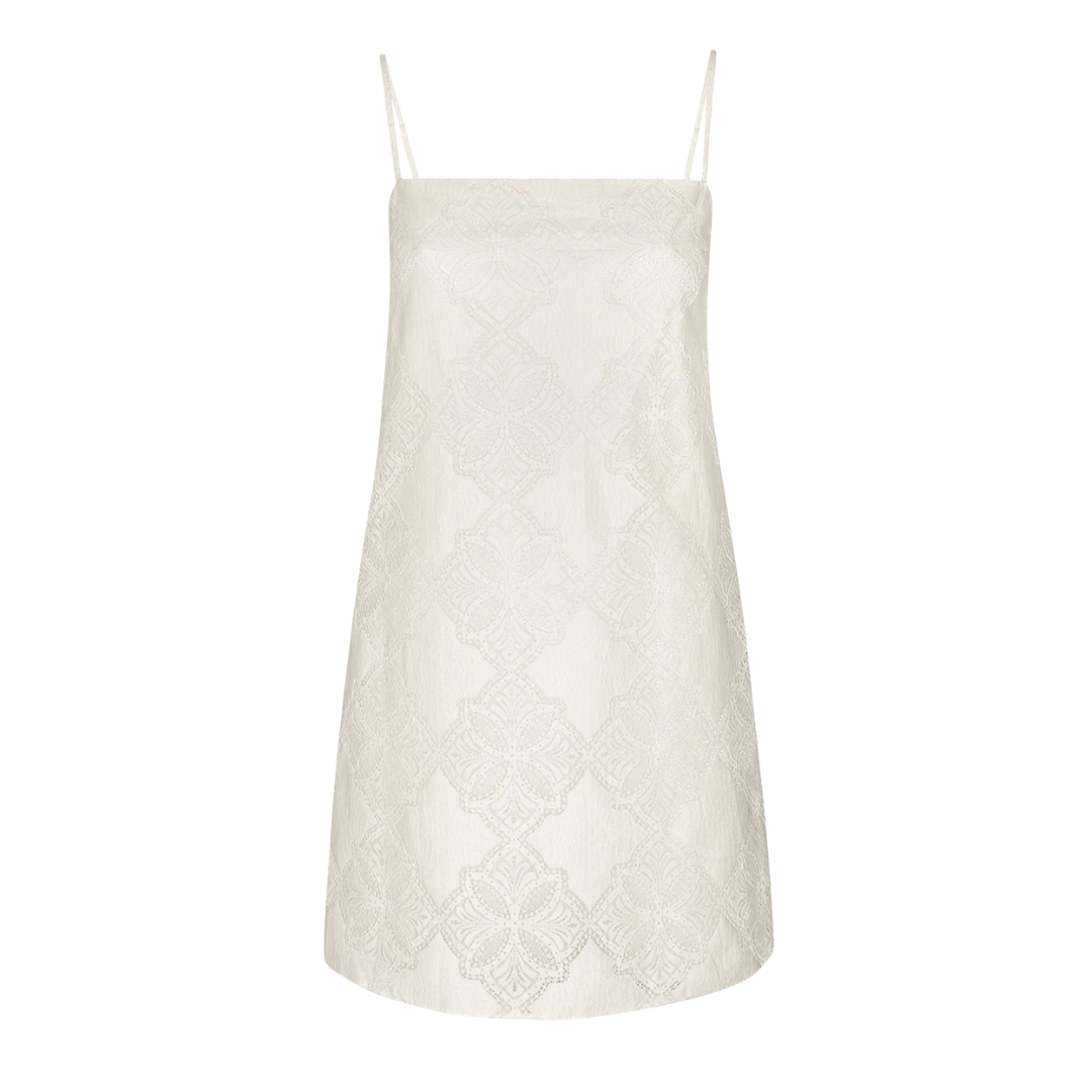 Maxine Dress in Floral Medallion