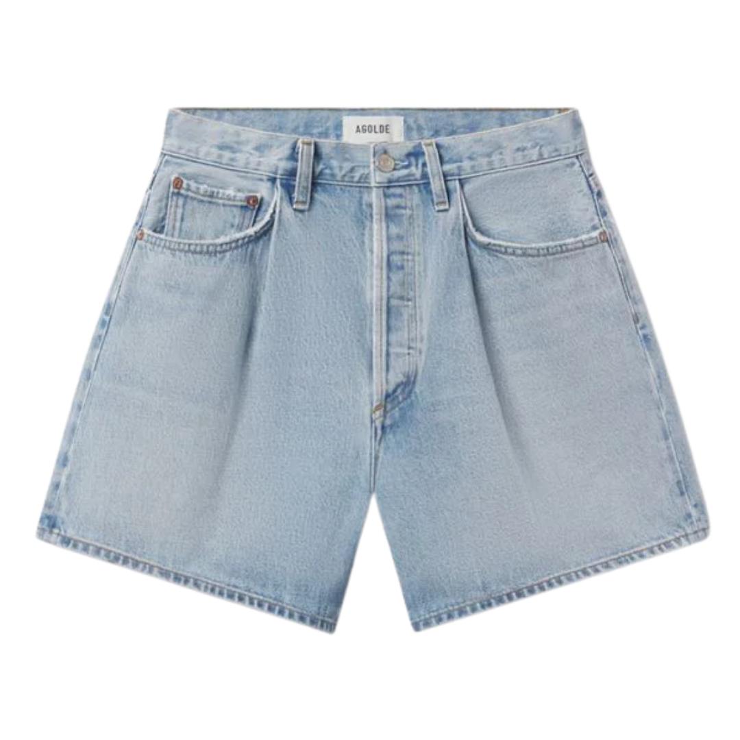Rhoda Pleated A-Line Short in Raft