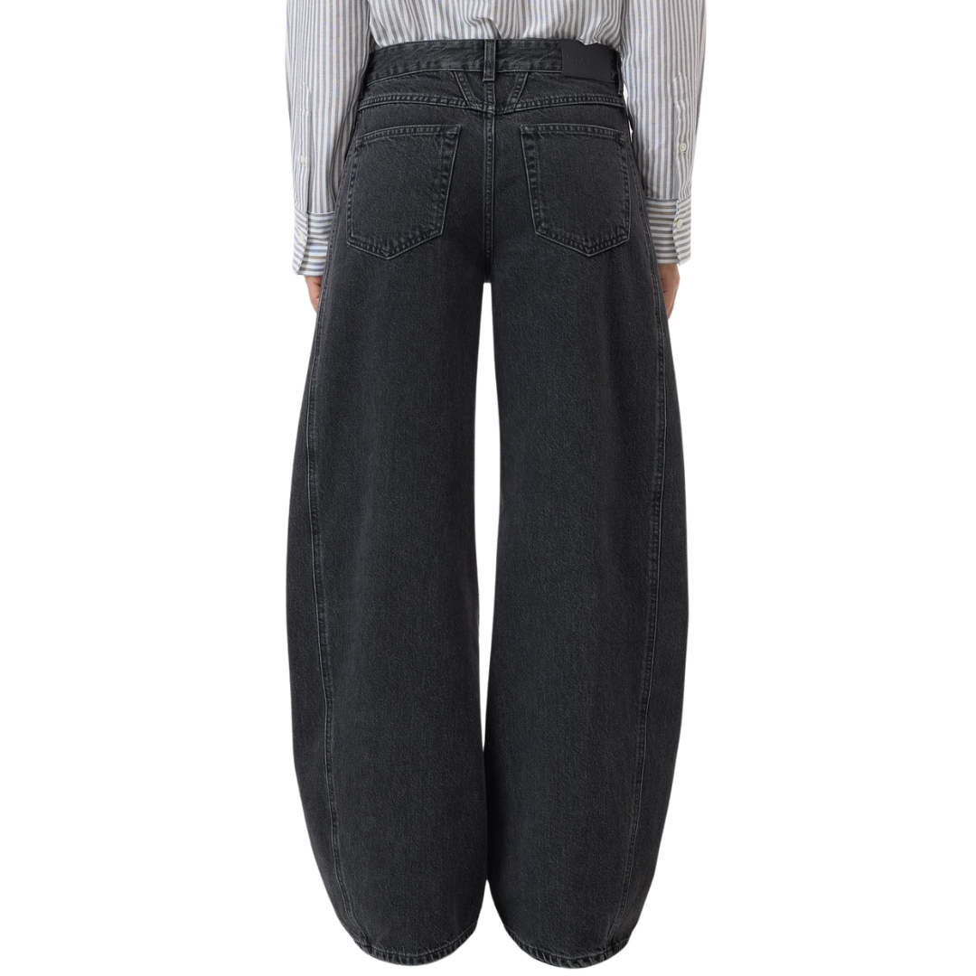 Tori-X Barrel Jeans in Dark Grey