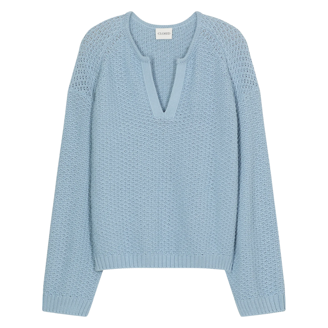 Tunic Long Sleeve in Dove Blue