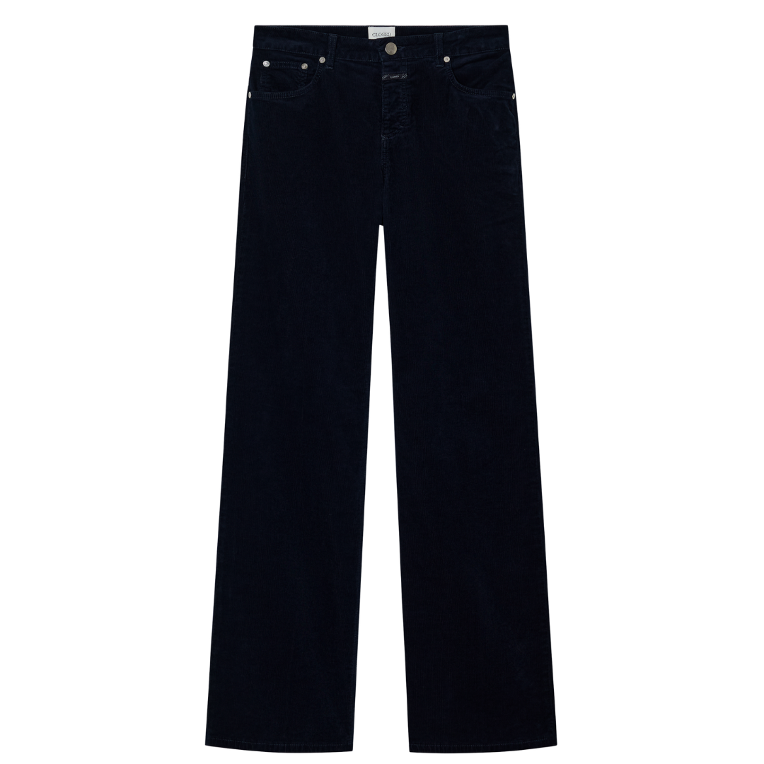 Gillan Wide Pants in Dark Night 30"