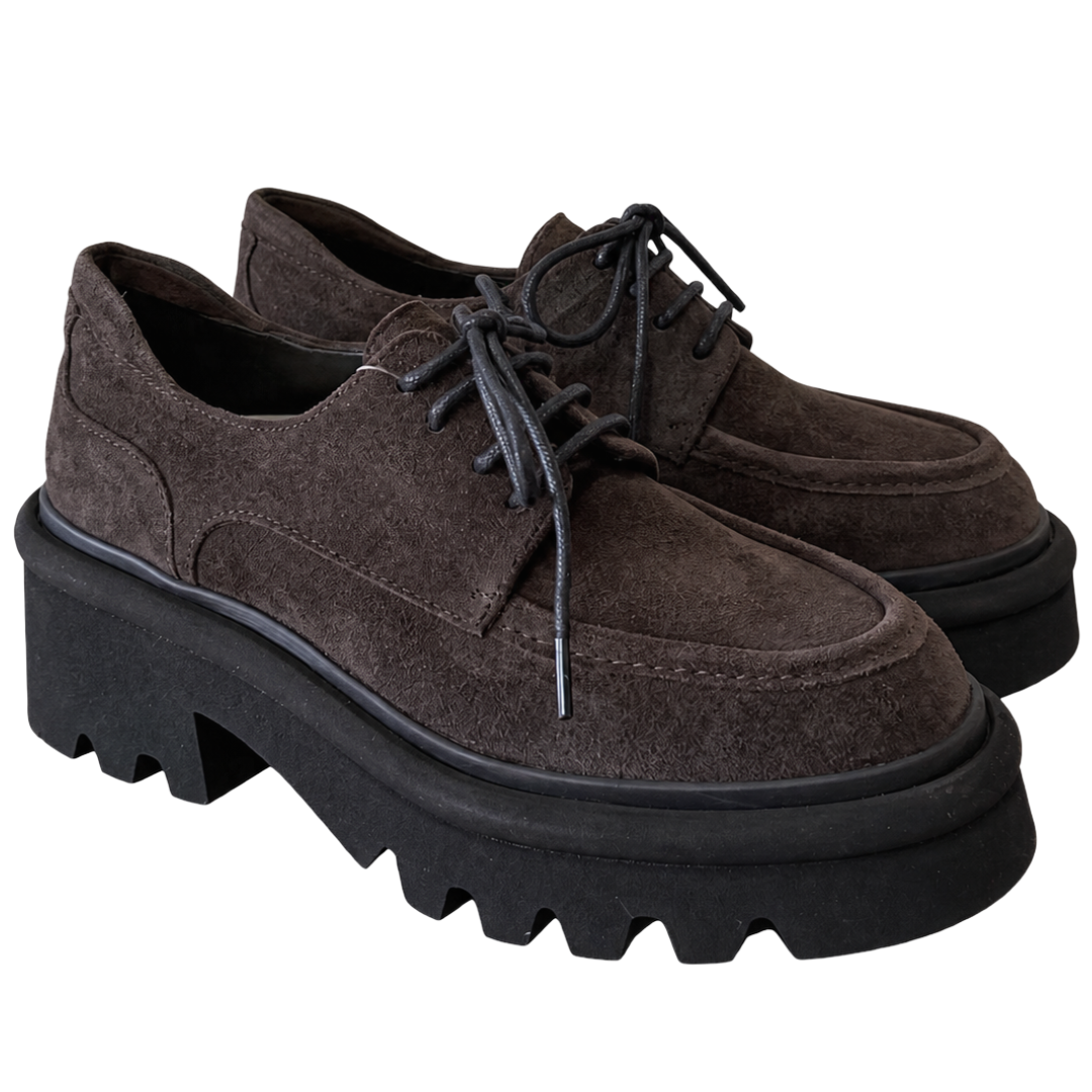 Lys-M Tie High Heels in Crosta Africa