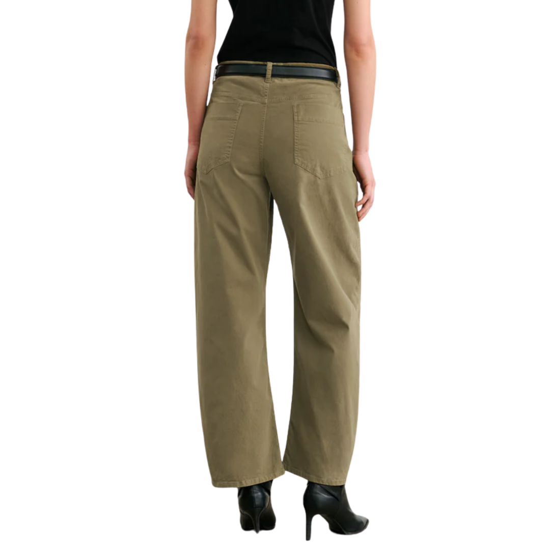 Tribeca Pant in Military Green