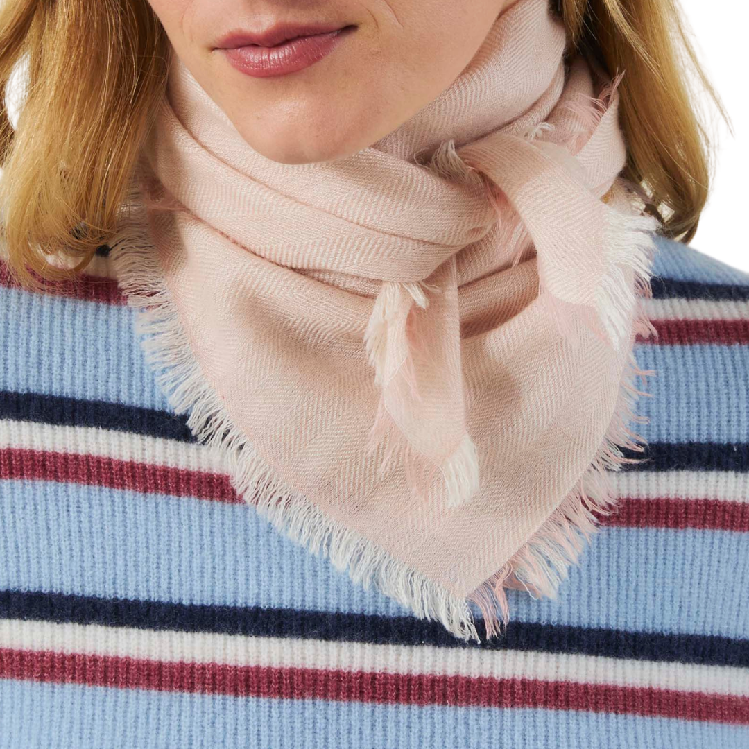 Summer Cashmere Scarf in Pearl