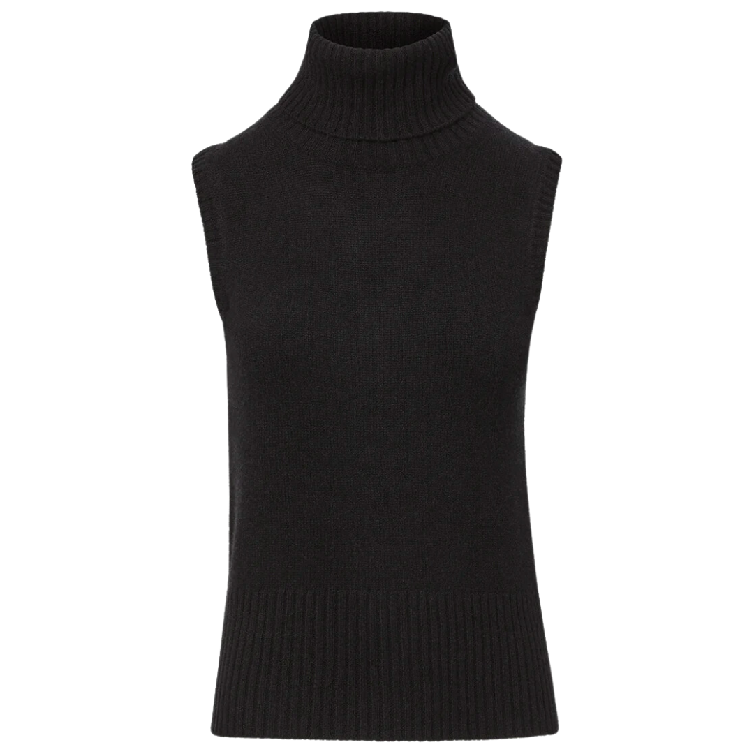 Mazzy Cashmere Shell in Black