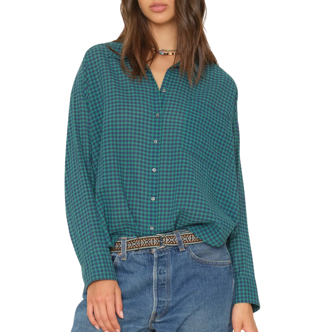 Jordy Shirt in Pine Sky