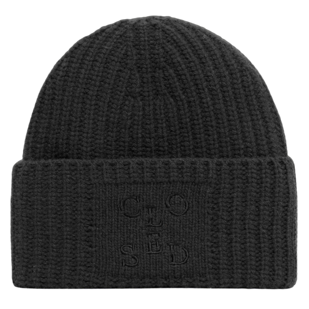 Knitted Hat in Black