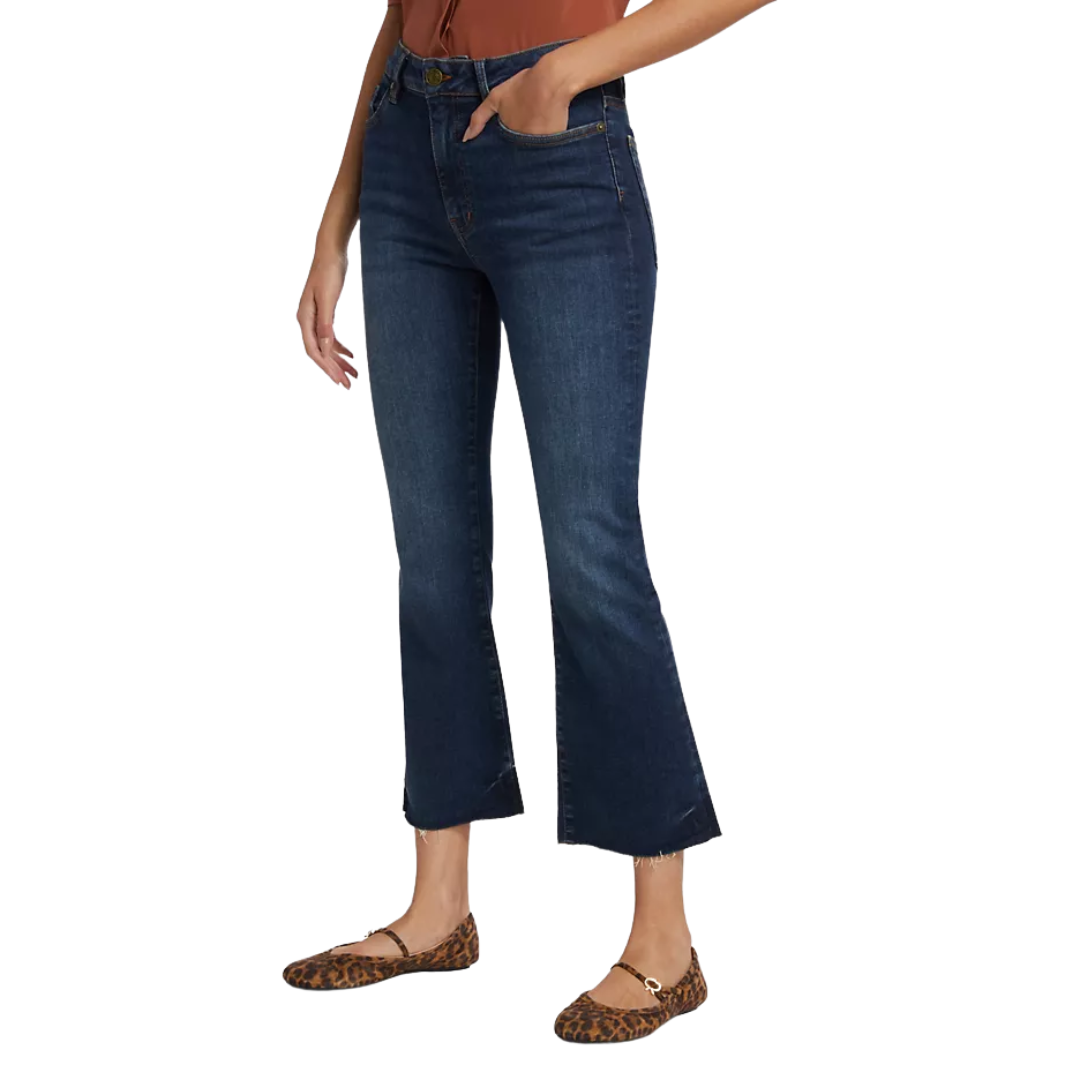 Le Crop Mini Boot Raw After in Moonflower