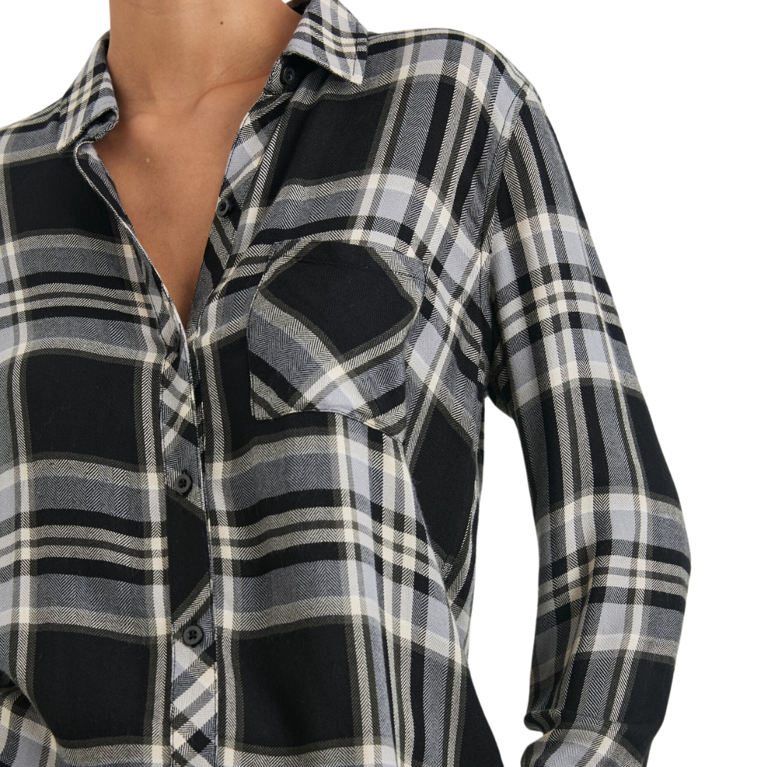Hunter Shirt in Ivory Cloud