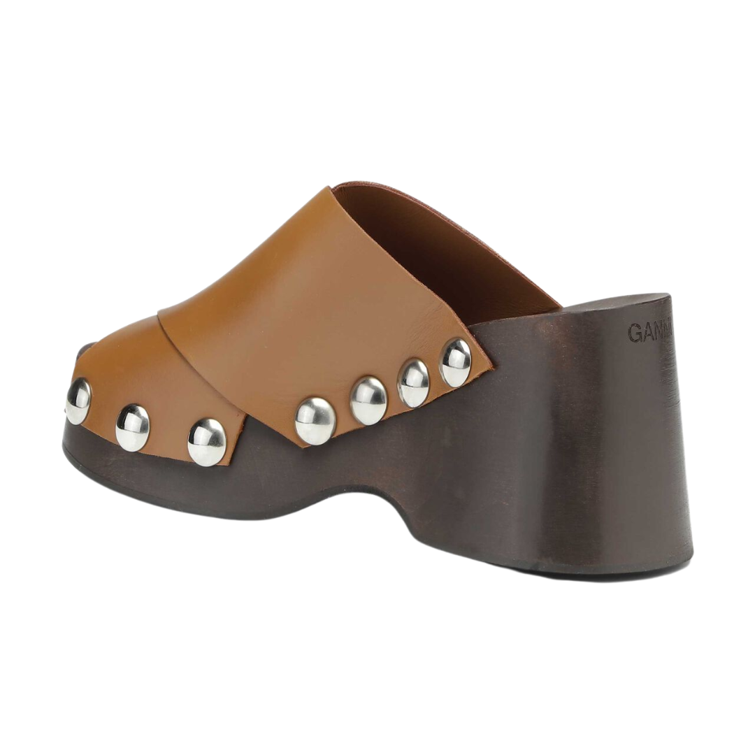 Wedge Clogs in Tiger Eye