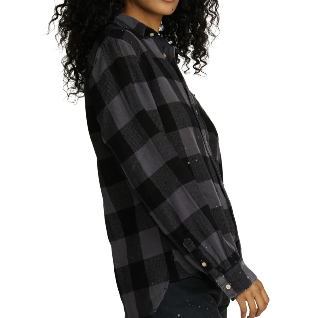 Levi Shirt in Charcoal Check