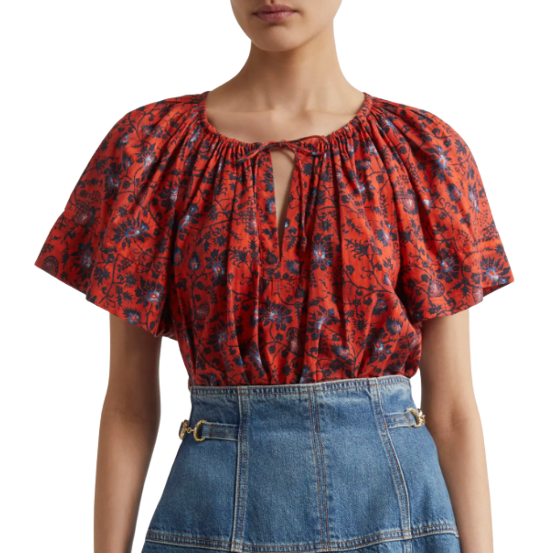 Sena Top in Poppy