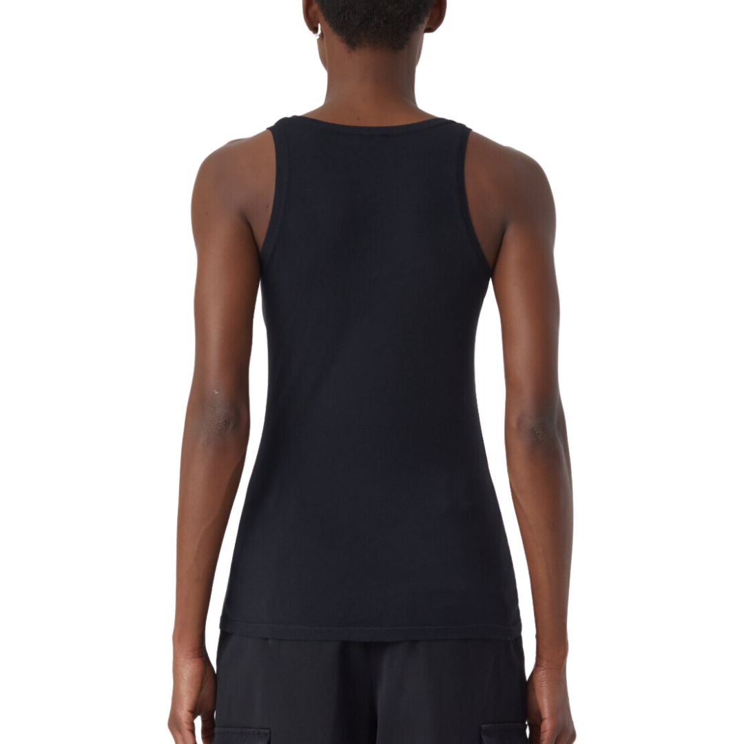 Pure Cotton Tank in Black
